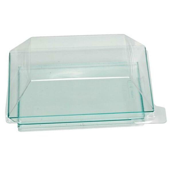 Packnwood Square Transparent Green Klarity Dish, 100PK 210KLAR1313